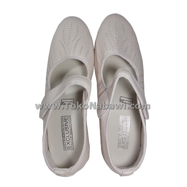 Sepatu Wanita Haji Umroh She/Sepatu Wanita Putih - Putih- 39