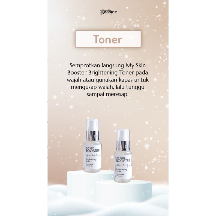 READY My Skin Booster Brightening Toner / Toner Brightening My Skin Booster