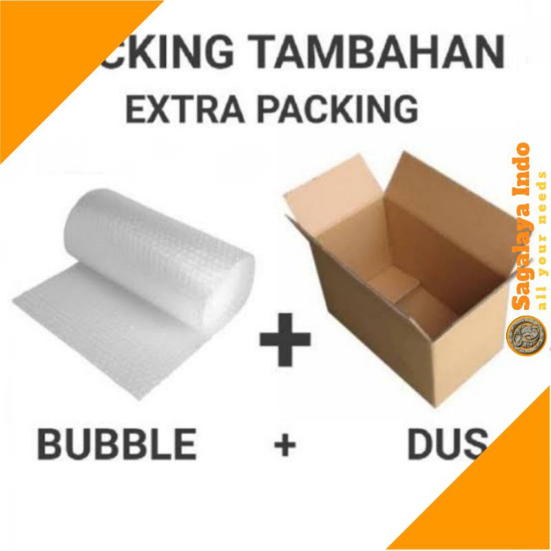 

Pengepakan Tambahan Extra Packing Bubble Wrap Dus