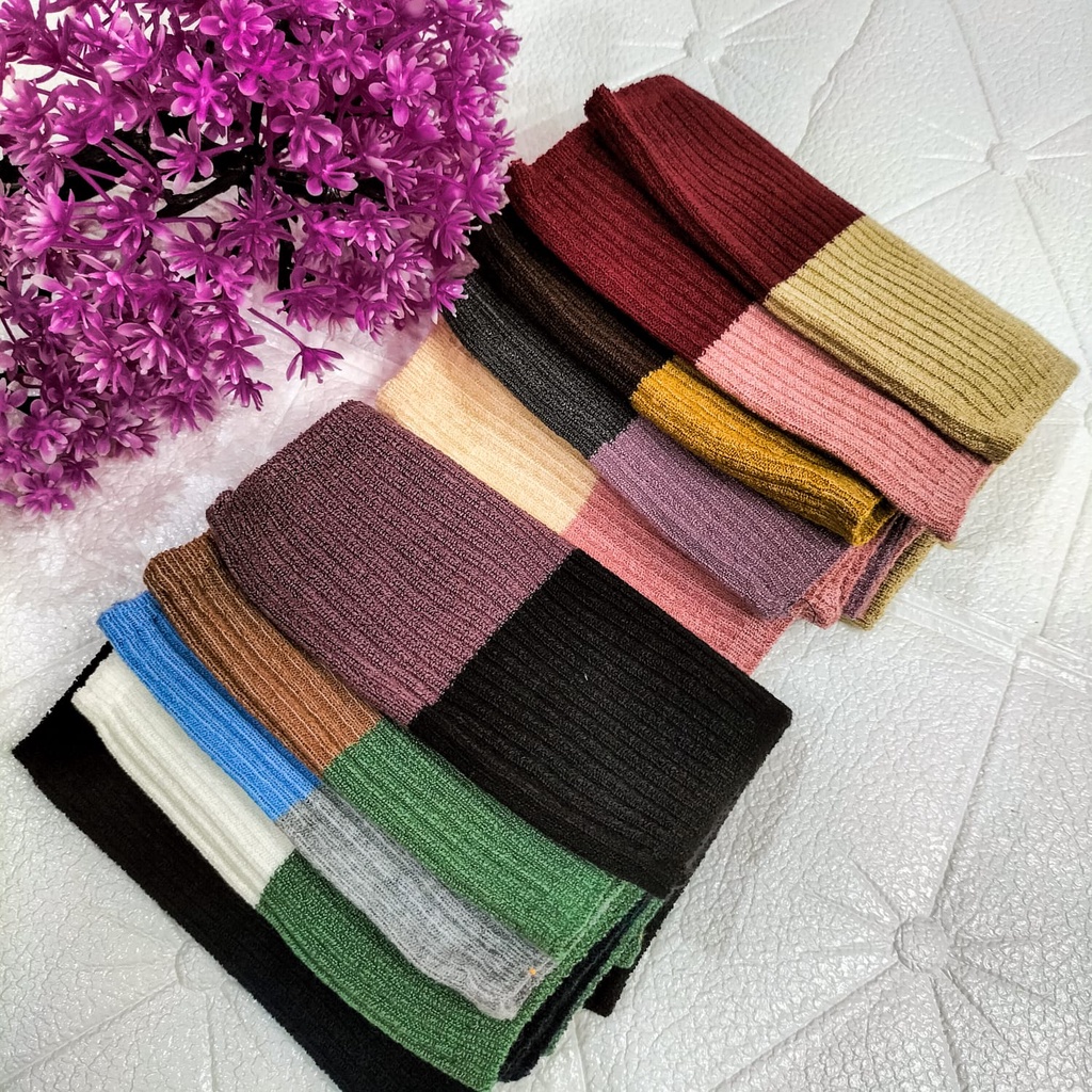 CIPUT RAJUT PREMIUM INNER  2 WARNA / DALAMAN HIJAB ANTI MELAR ANTI PUSING