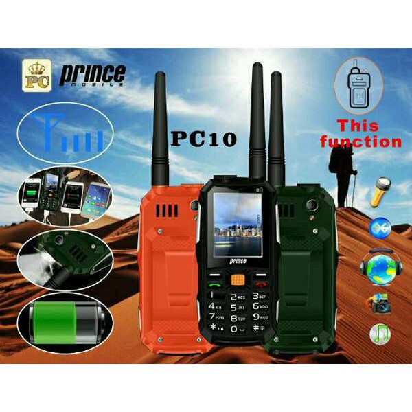 *Terlaris* Prince PC 10 PC10 PC-10 HP bisa HT Powerbank 12.000 mAH