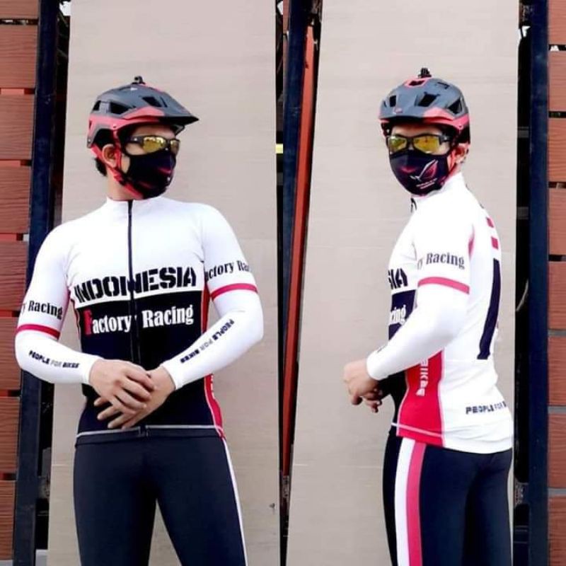 BAJU SEPEDA PRIA SXB SPORT INDONESIA HERO ROAD BIKE JERSEY