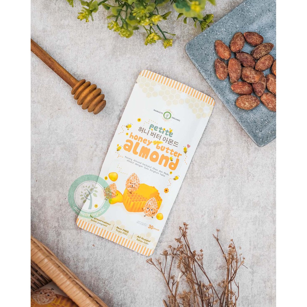 

PETITE KOREAN HONEY BUTTER ALMOND 30GR - HEALTHIER VERSION