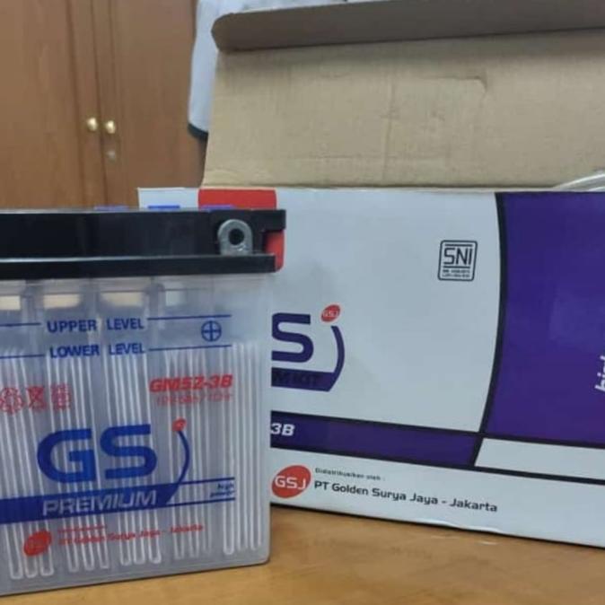 Aki GM5Z-3B GS Premium Kit GS GM5Z3B KIT arioss90 Kualitas Baik