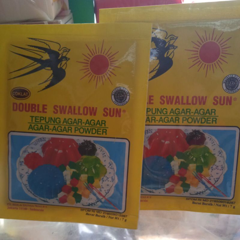 

Agar Agar Swallow Sun - Coklat 7g