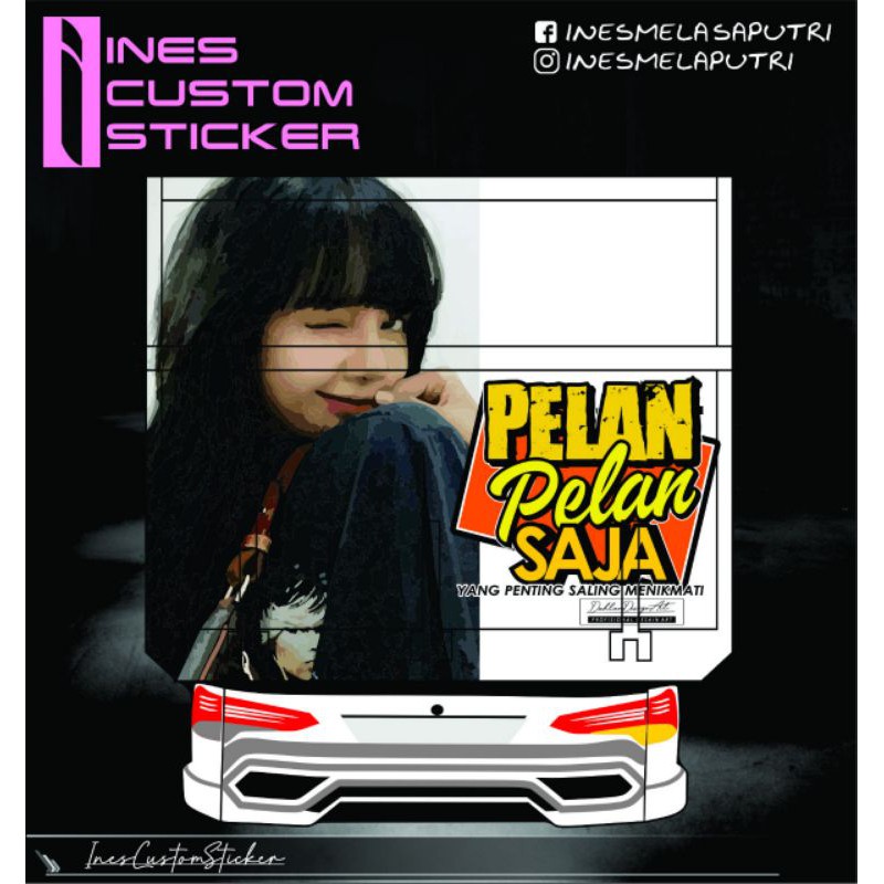 DECAL BAK TRUCK CANTER,GIGA,RAGASA / STIKER TRUCK