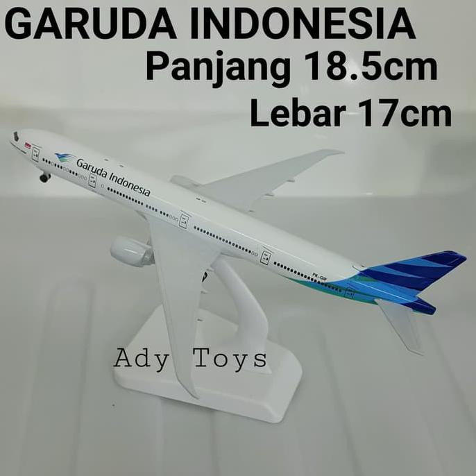 GARUDA INDONESIA AIRPLANE MODEL Miniatur Pajangan Pesawat UK BESAR