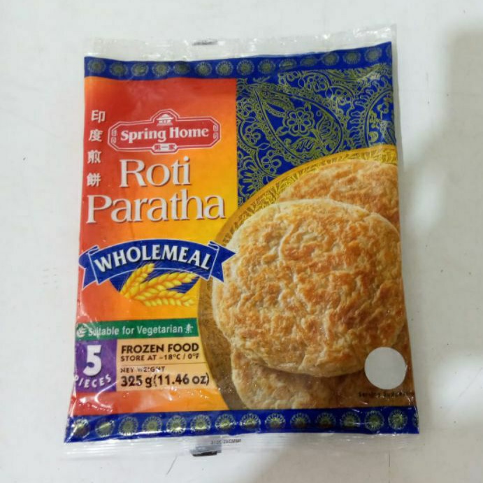 

Spring Home Paratha Wholemeal isi 5pcs 325Grm