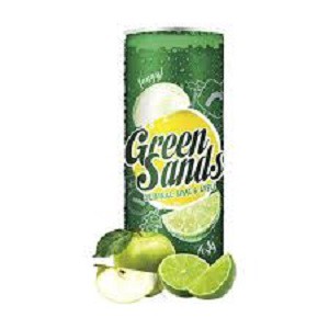 

green sand slim 250 ml grape lemon apple lime lychee lime 24can