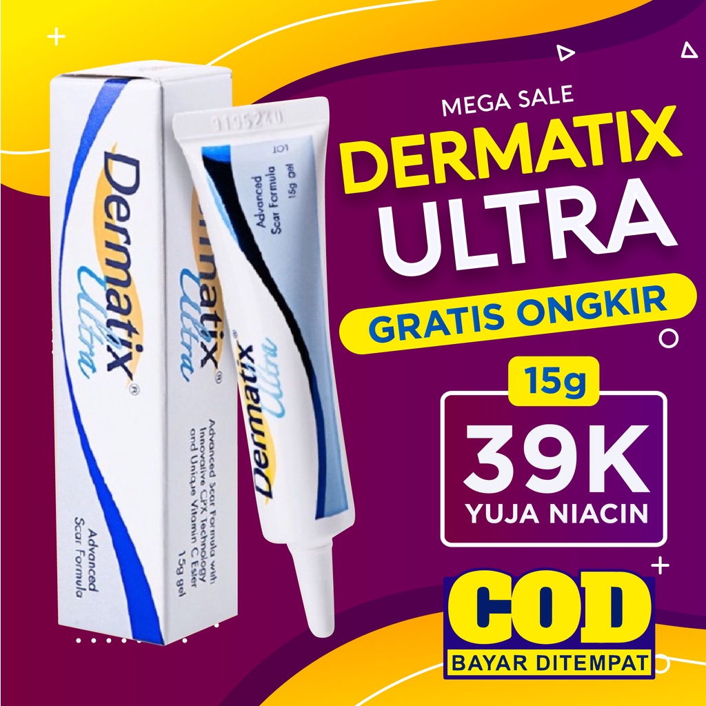 Dermatix Ultra Gel 15g Penghilang Bekas Luka / Keloid ANTI SCAR Stretchmark 15 Gram Dermatik Original