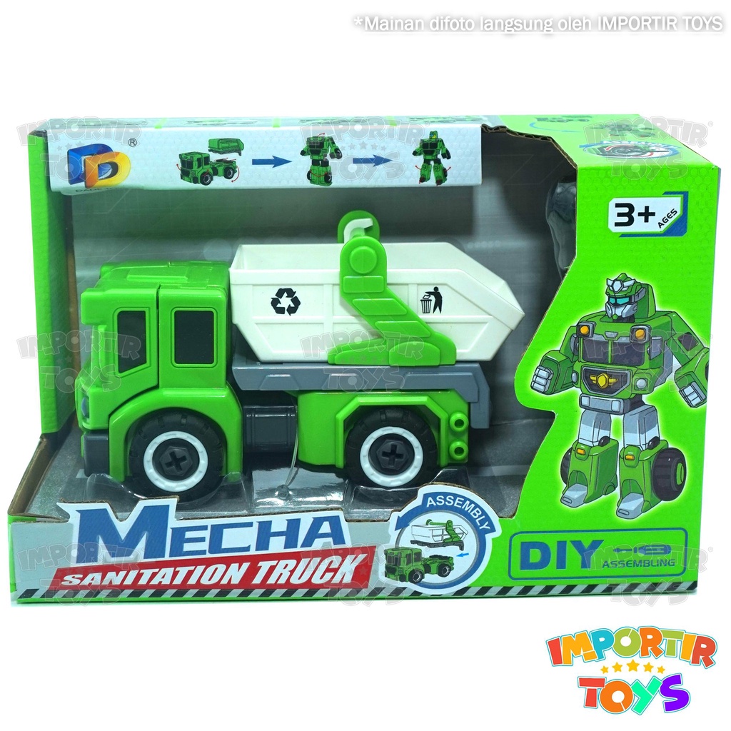 Mainan Anak Truk Deformation Mobil Robot Berubah Toys Kid Edukasi Berkualitas!