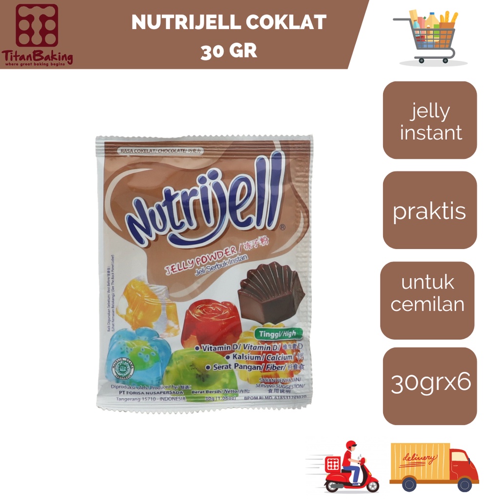 

Nutrijell Jelly Coklat isi 6 pcs