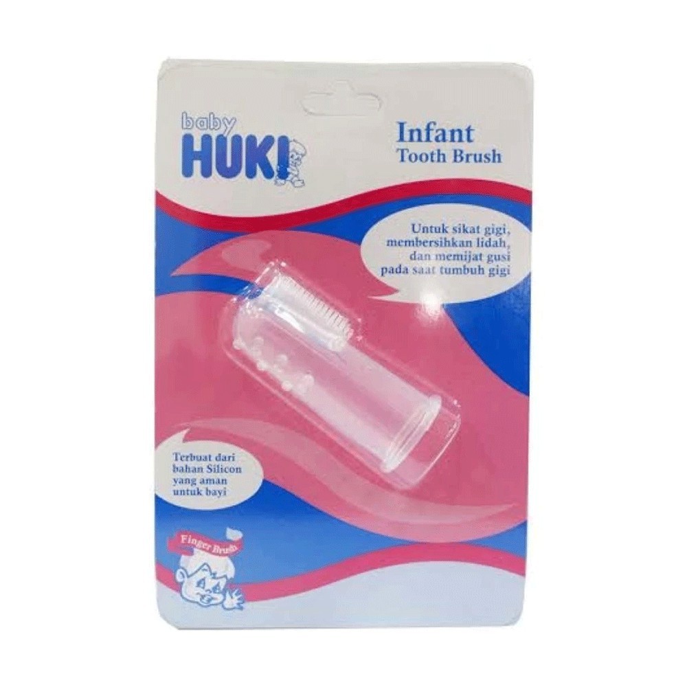 Huki CI0267 Silicone Infant Toothbrush - Sikat Gigi