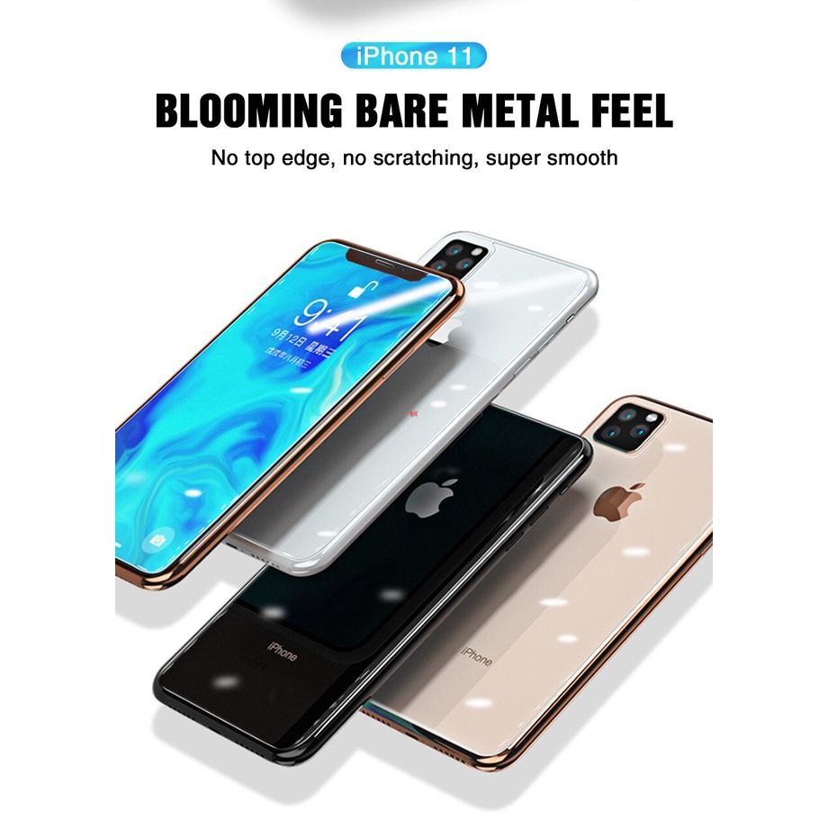 Pelindung Layar Tempered Glass Depan + Belakang Untuk Iphone 13 Pro Max 12 11 Xr Xs X 12mini 7 8 Plus