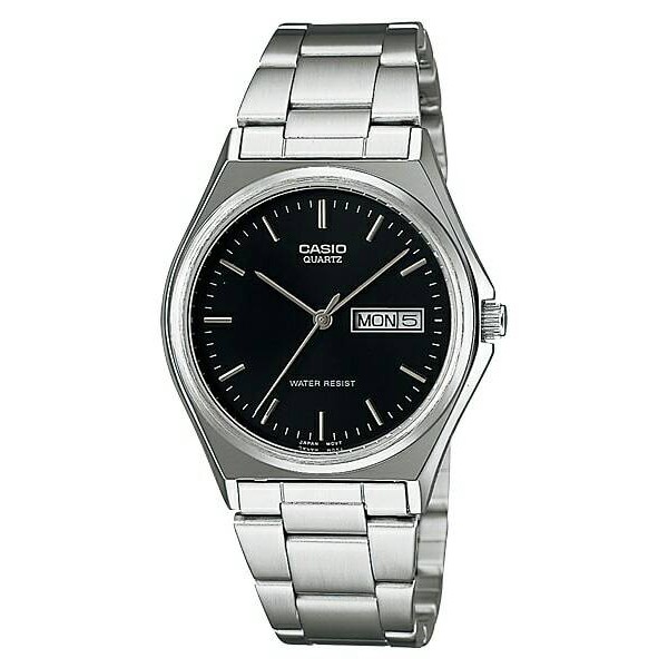 Jam tangan pria analog casio MTP-1240D-1ADF stainless steel krepyak
