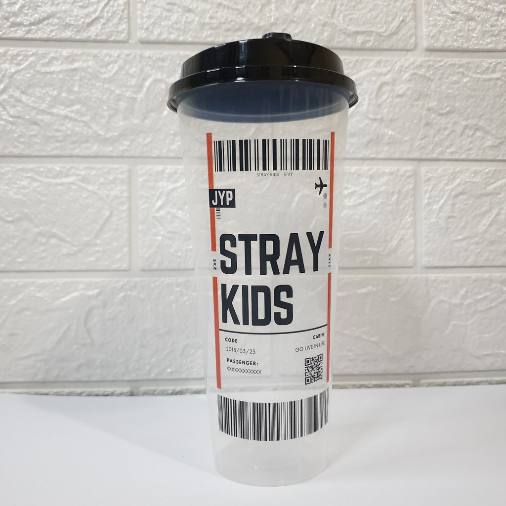 [ MHN BACA DESKRIPSI PRODUK ] REUSABLE CUP BARCODE STRAYKIDS (READYSTOK)