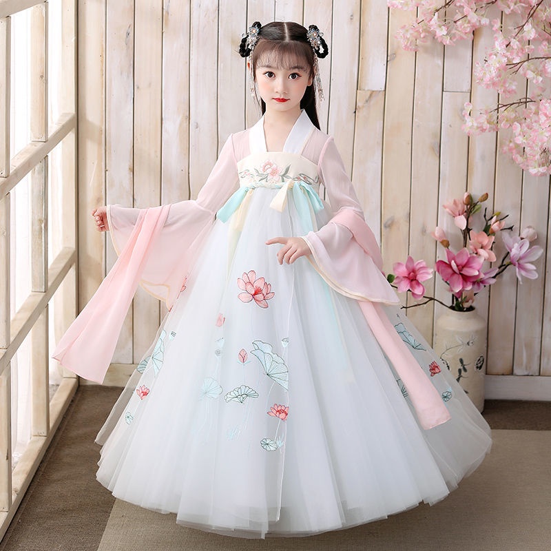 Little girl Hanfu spring and autumn new children's Ru skirt summer dress ancient girl princess skirt