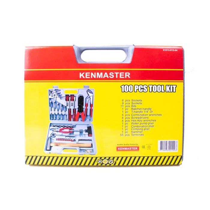 Kenmaster Tool Kit 100 Pcs N2 KM - Alat Tukang Lengkap 100pcs