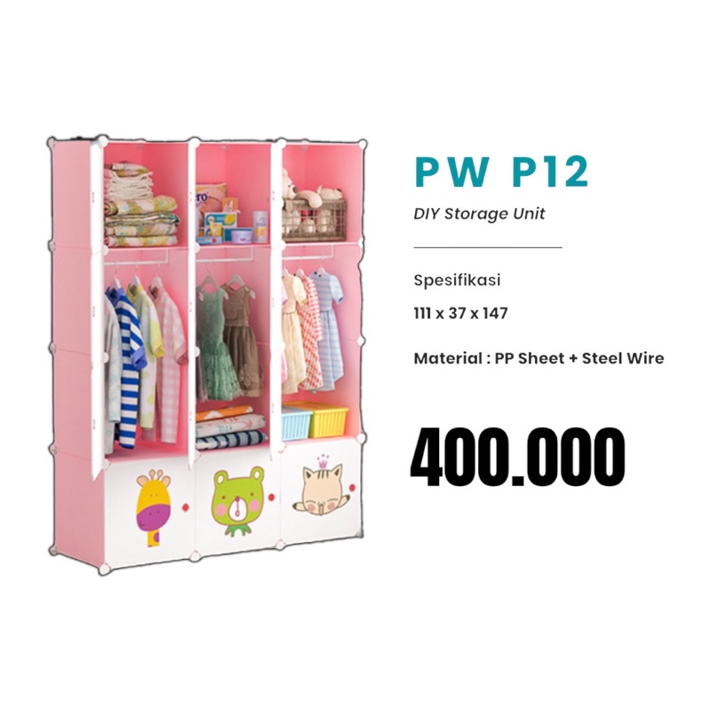 Lemari Plastik Avery Portable Serbaguna