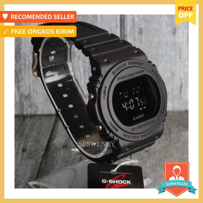Paling Laku  Jam Tangan G Shock Dw 5700 Bb Full Black Hitam Digital