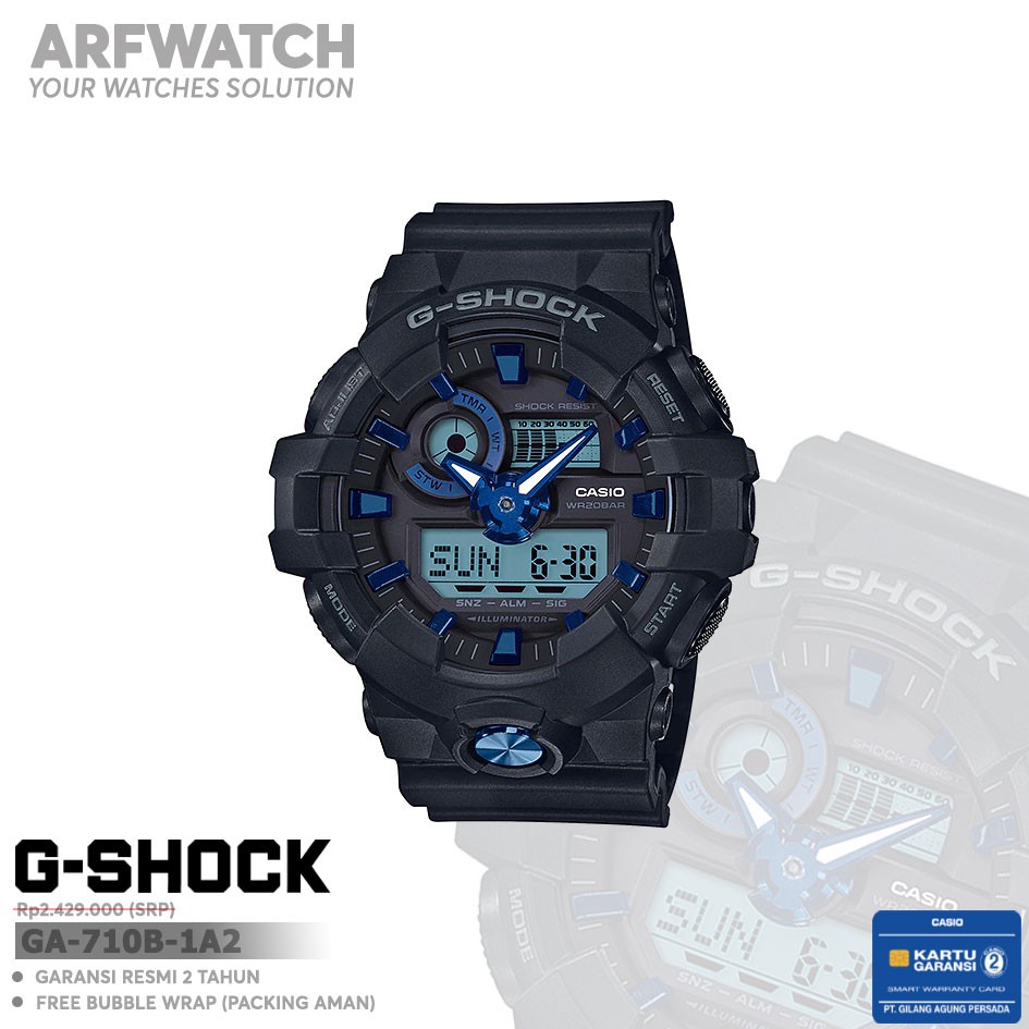 Casio G-Shock GA-710B-1A2 / GA-710B-1A2DR Original