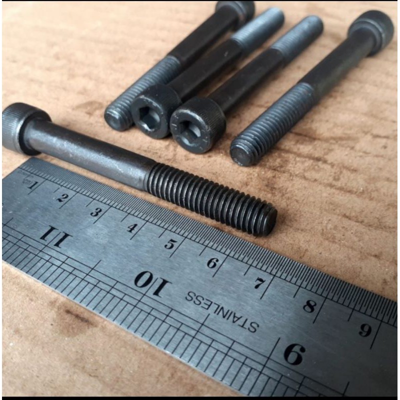 BAUT L M8X65 BAJA / BAUT L BAJA M8 X 65 / BAUT L BAJA M8X65 BAUT L 8X65 (6,5CM) HALF DRAT KUNCI L6