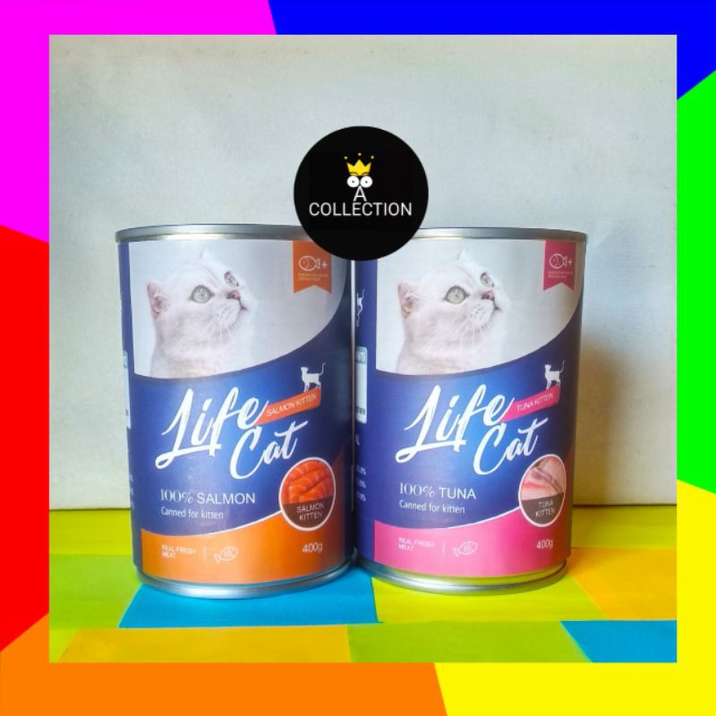 LIFE CAT KITTEN 400 GRAM / Life Cat Kaleng / Life cat Basah
