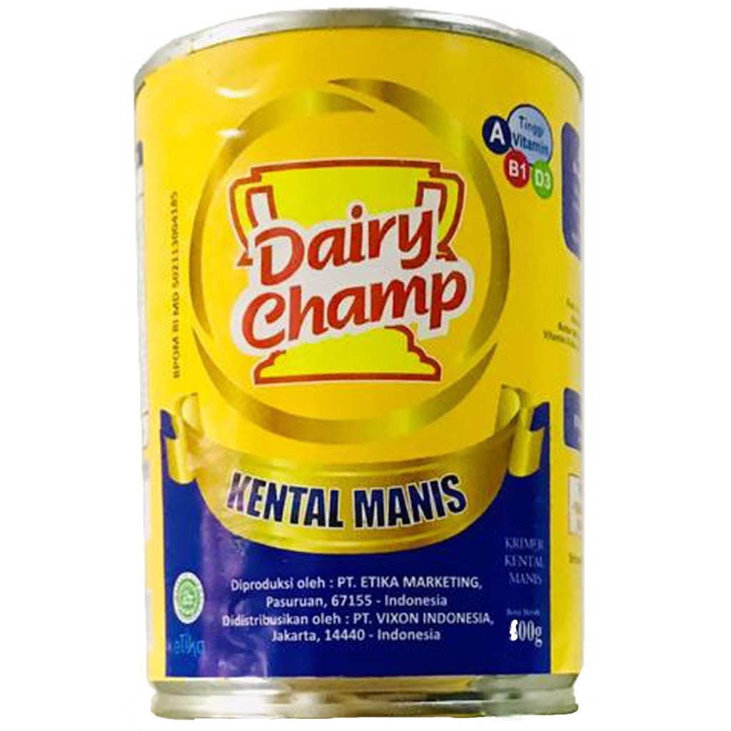 Jual Dairy Champ 480 Gr Susu Kental Manis Dairy Champ 480 Gr Shopee Indonesia 3220