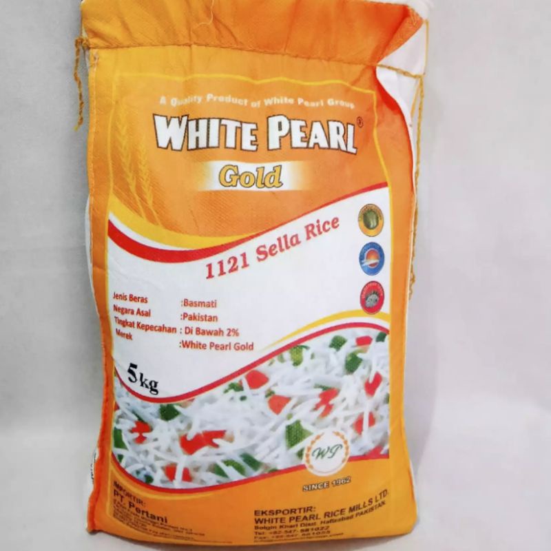 

Beras Basmati white pearl 5 Kg high quality .