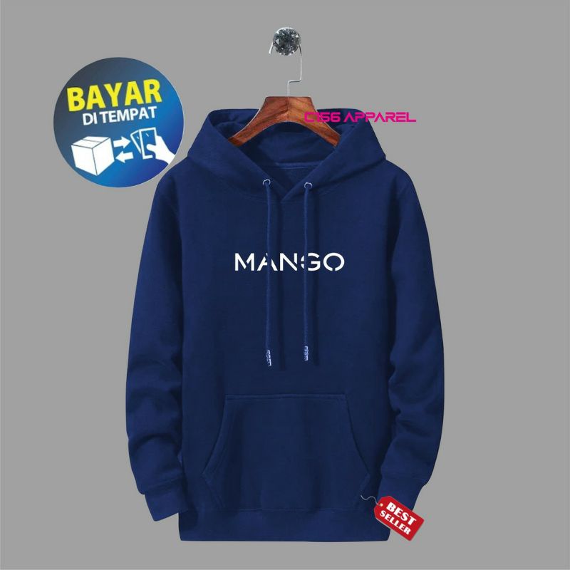 Sweater Hoodie Distro PRIA WANITA Premium Bahan Cotton Fleece Tebal MANGO