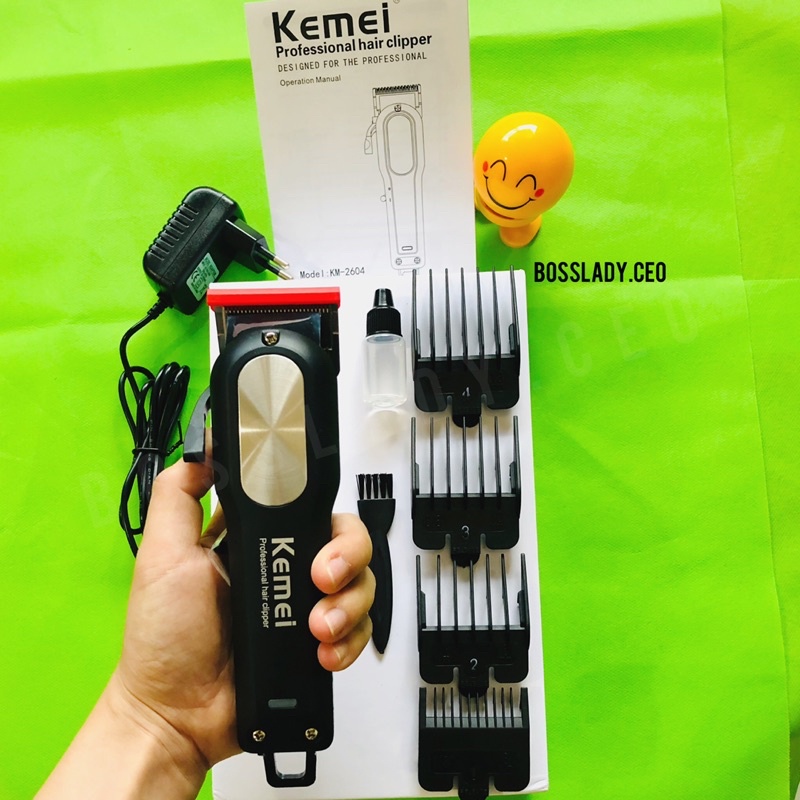 Mesin Cukur Rambut Charger KEMEI KM 2604 Original (COD) Clipper Alat Potong Rambut Cas Alat Cukur Pa