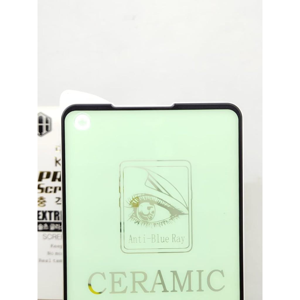 Tempered Glass Ceramic Film Samsung A21 A21s 6.5 inchi GREEN LIGHT Anti Radiasi Protection eye