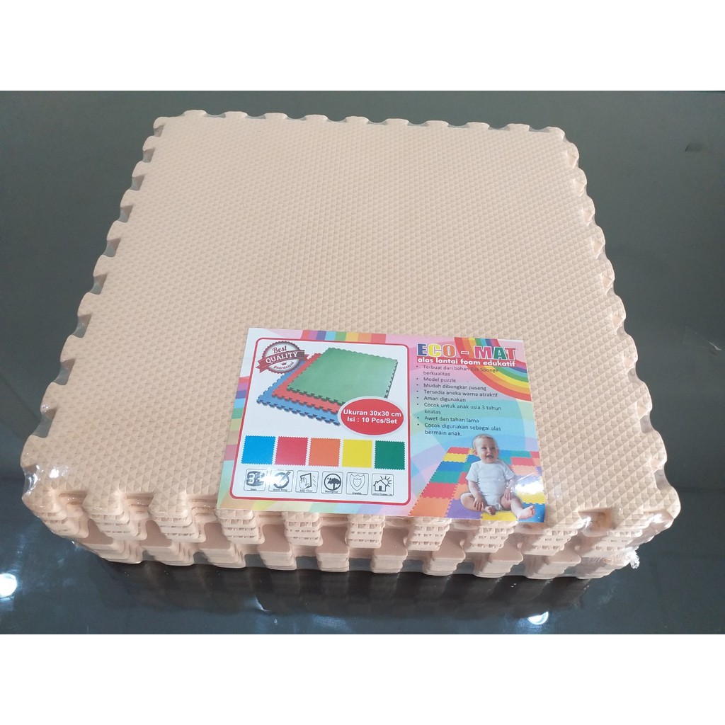 Eva Matras Polos karpet Alas Lantai Bayi ukuran 30x30x1 cm