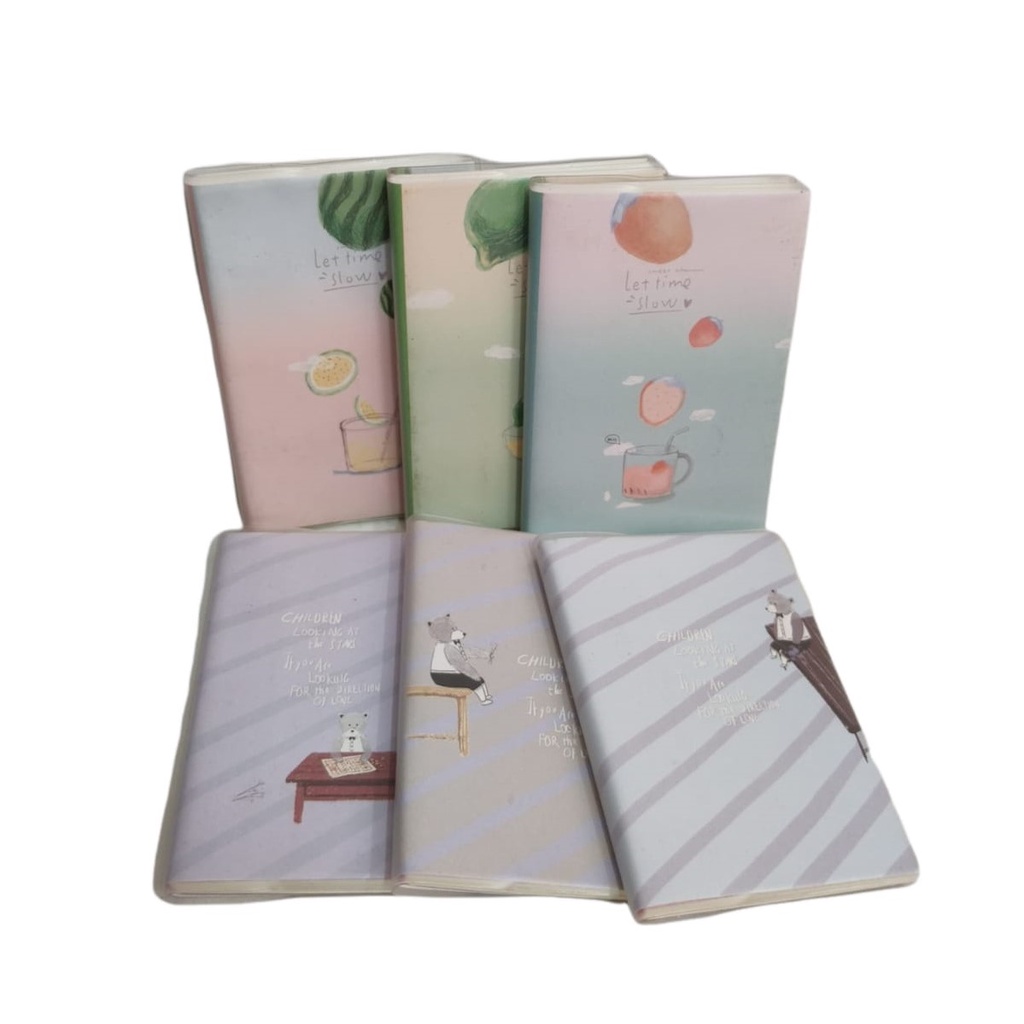 BUKU NOTEBOOK A7 MINI LUCU POKET SOUVENIR BUKU DIARY NOTES CATATAN KECIL MURAH