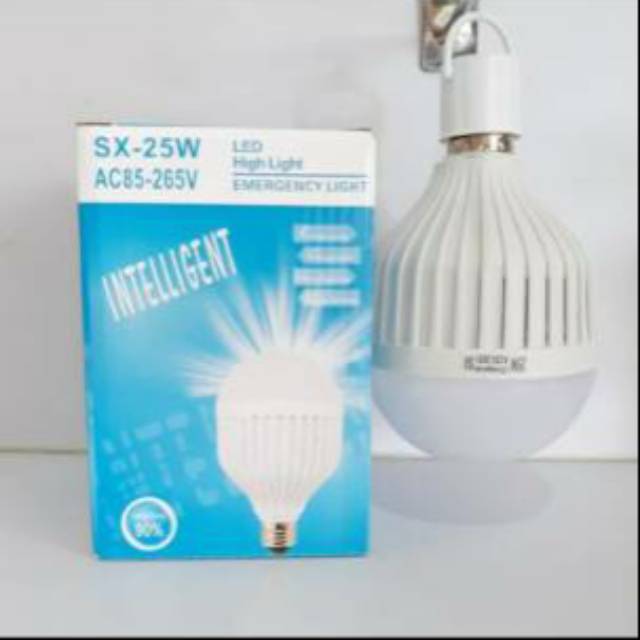 Lampu Led Emergency sx-25 Watt/ lampu sentuh nyala/ bohlam mati lampu nyala