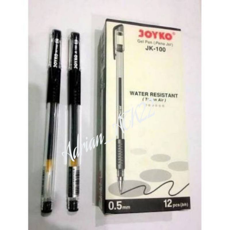 

PULPEN GEL PEN JOYKO // JK-100 // LUSINAN ( 12PCS )