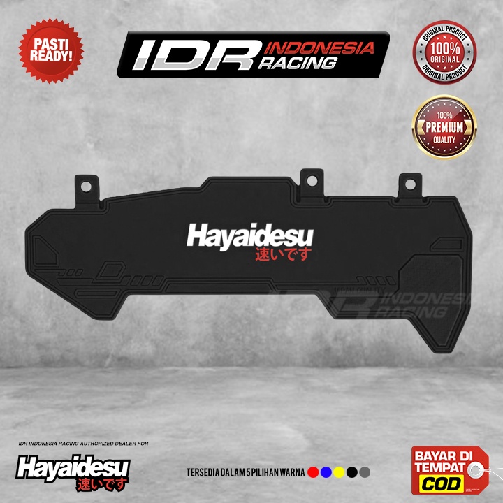 Hayaidesu Mudflap Yamaha Mio Smile Sporty Mud Flap Guard Karet Penahan Lumpur Motor Premium