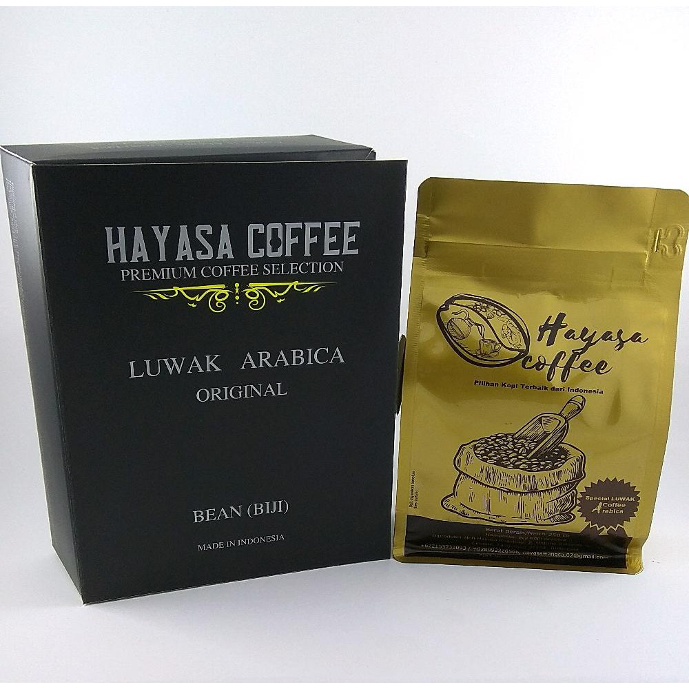 

250gr - Kopi Luwak Arabika ( Specialty Civet Coffee Arabica )