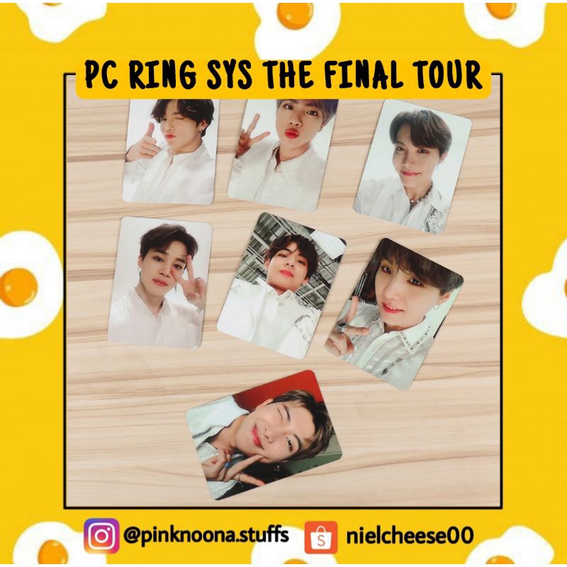 PC BTS RING SYS SPEAK YOURSELF THE FINAL PHOTOCARD