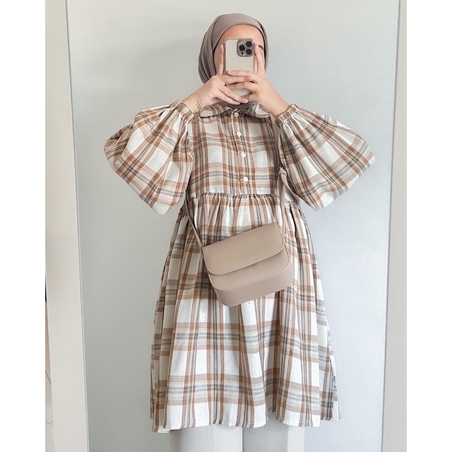 Bymeldev Babydoll Flanel Tunik