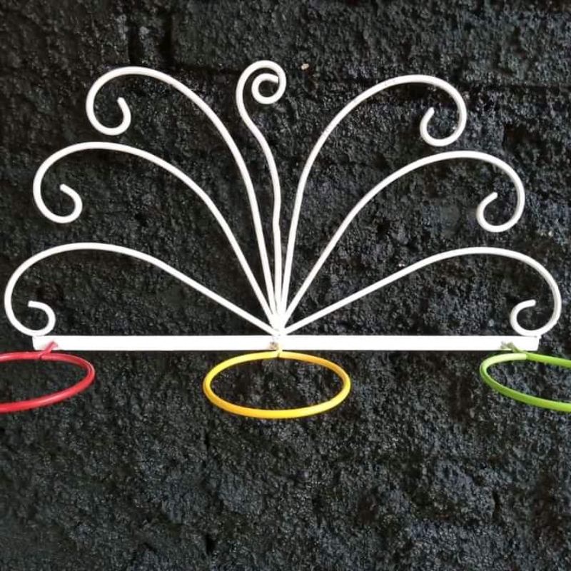 RAK BUNGA DINDING,RAK BUNGA TEMPEL