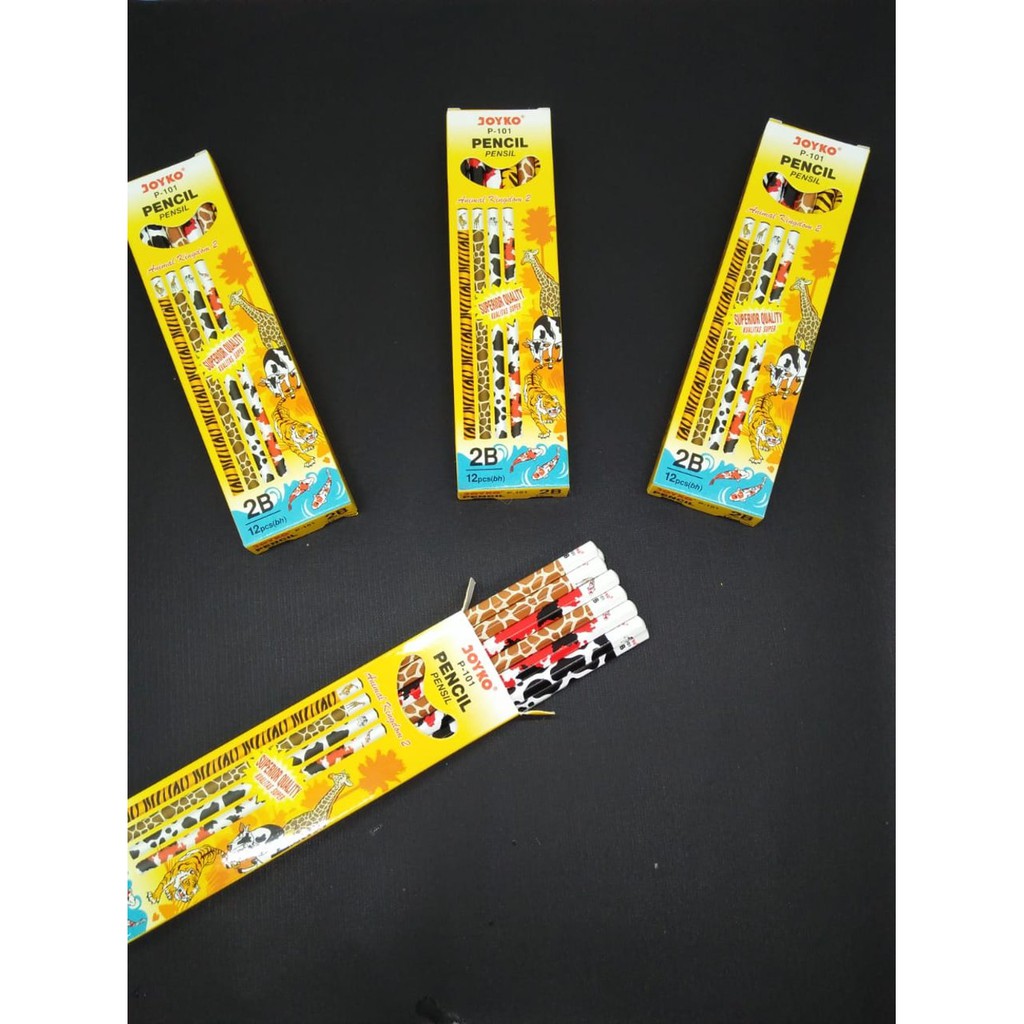 

Dijual Pensil 2B Joyko P 101 pearl animal kingdom 1 Box [SALE]off40%