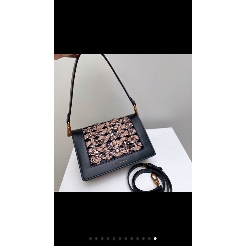 woven shoulder bag (CK) (SOLD)