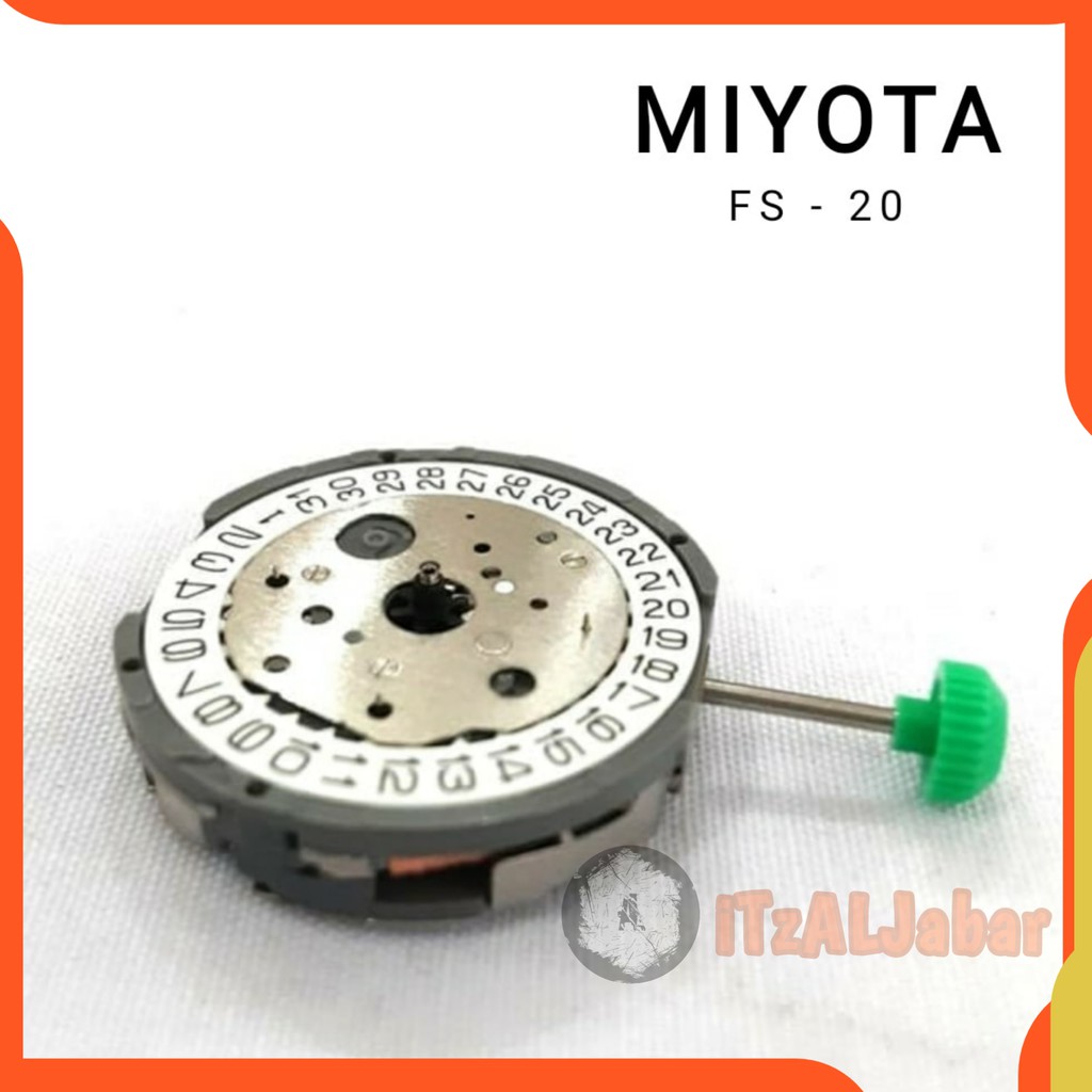 Mesin jam tangan Miyota FS 20 Japan Mesin Miyota FS20 Original