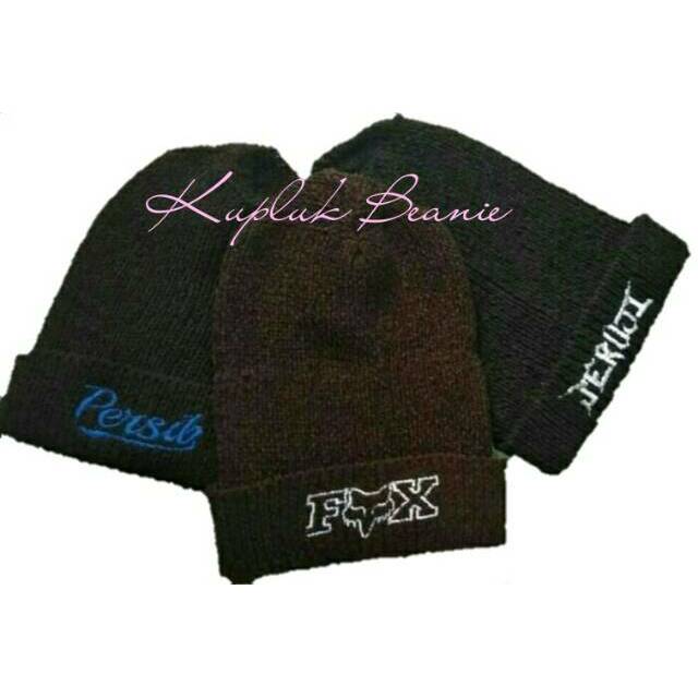 Kupluk Beanie Bordir