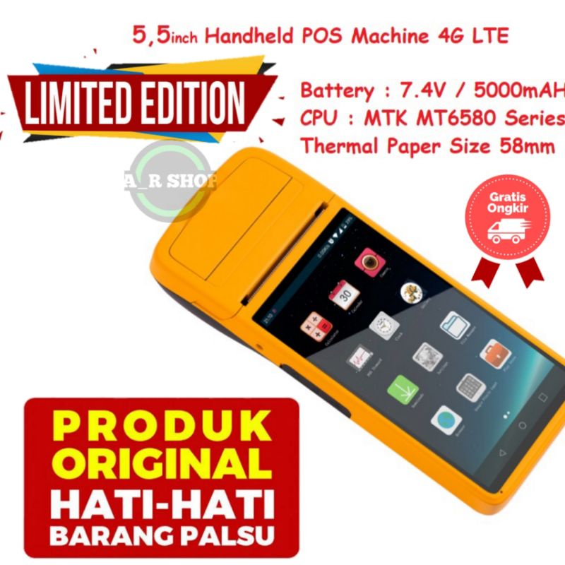 Android pos VSC Thermal 58mm Printer blutut 5 Touch Screen Bluetooth NFC WiFi Camera Support Mokapos