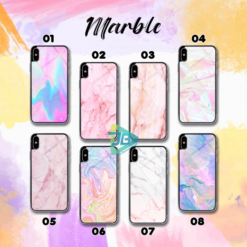 Hardcase 2D glossy MARBLE vivo Y19 U3 Y5S Y55 Y67 Y71 Y81 Y83 Y91 Y93 Y95 V5 V5+ X9 X9S V7 JB2530