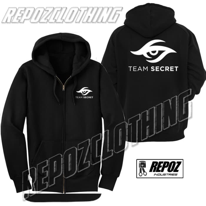 jaket hoodie zipper team secret terbaru terlaris