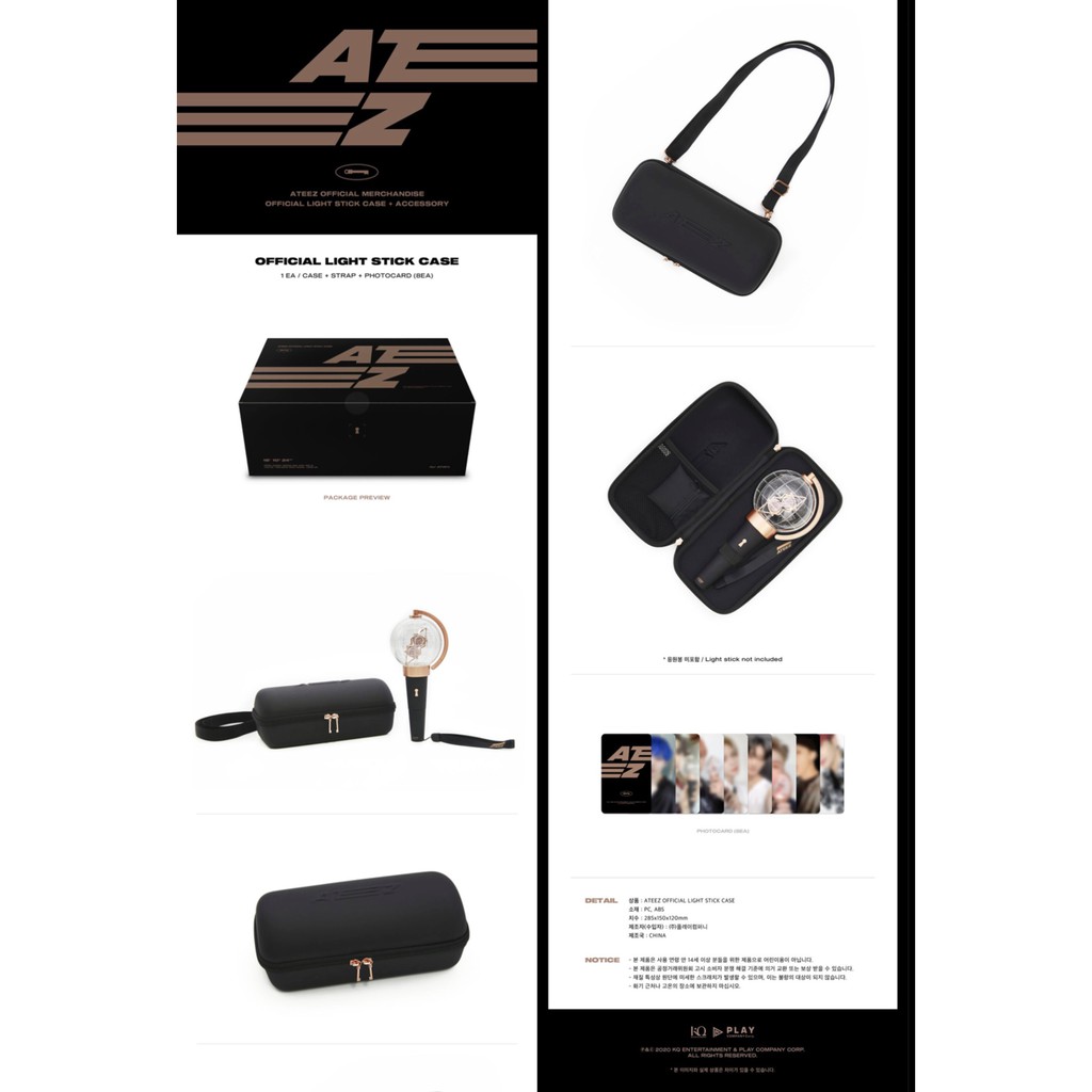 ATEEZ OFFICIAL LIGHT STICK CASE