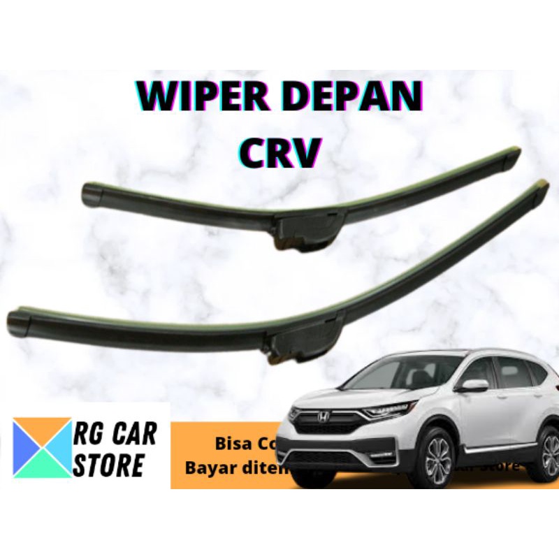 WIPER HONDA CRV FRAMELESS ISI 2PCS DIJAMIN PNP TINGGAL PASANG BERKUALITAS